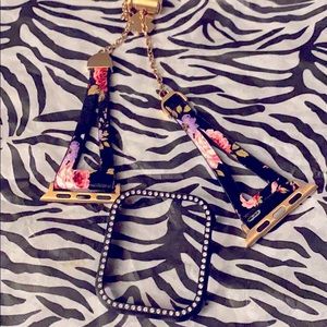 Apple Watch band and face cover